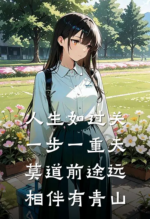 人生如过关,一步一重天,莫道前途远,相伴有青山