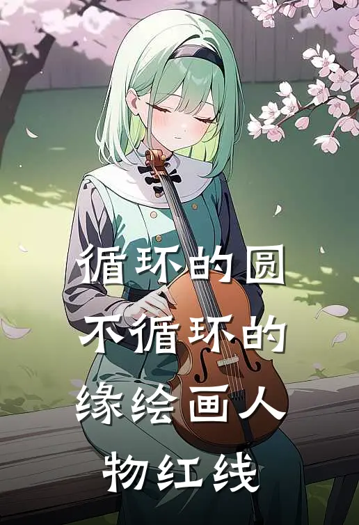 循环的圆不循环的缘绘画人物红线